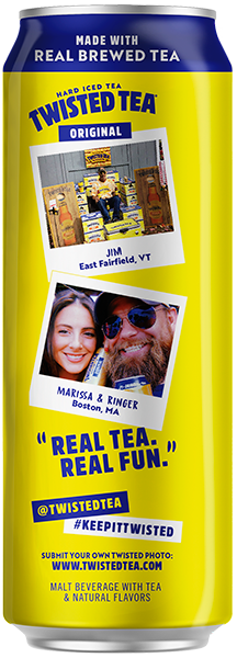 Twisted Tea Back Label