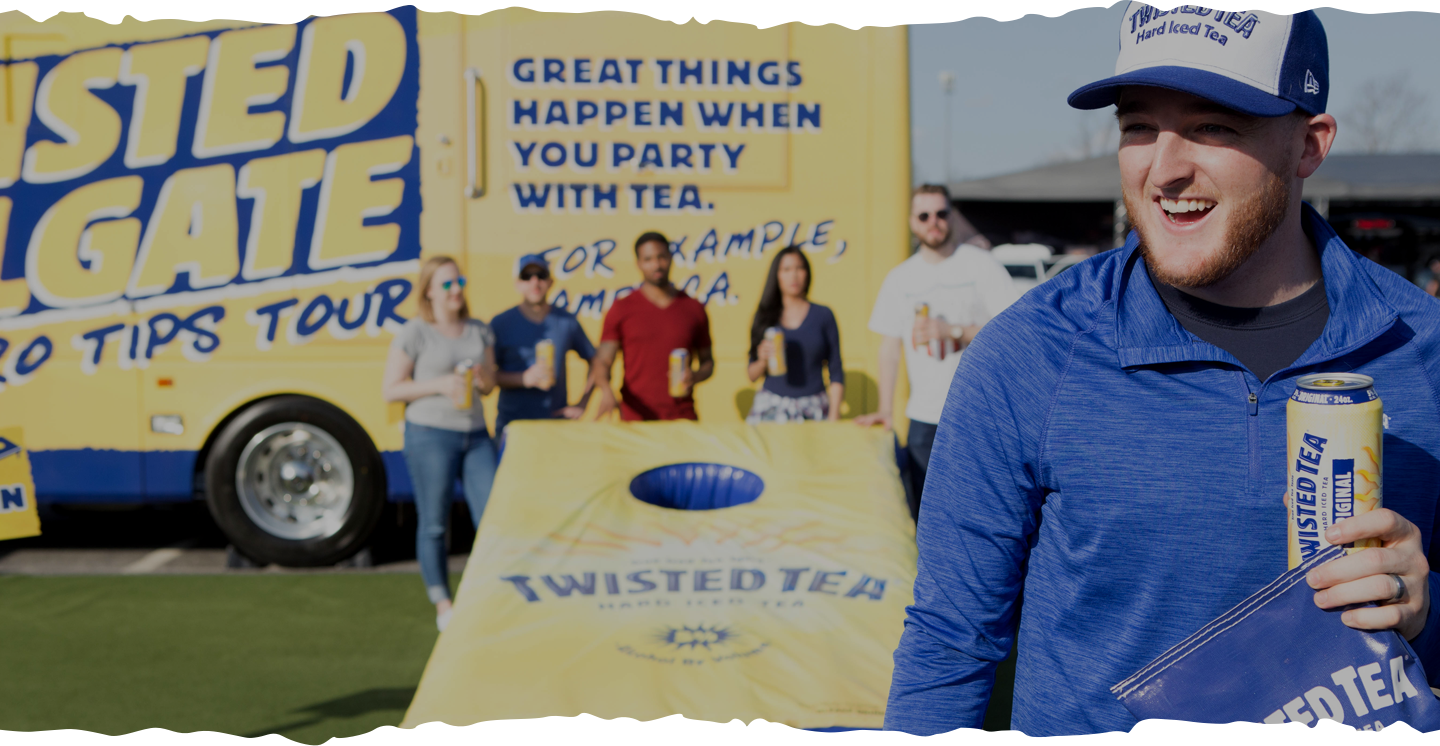 Twisted Tea fans tailgating